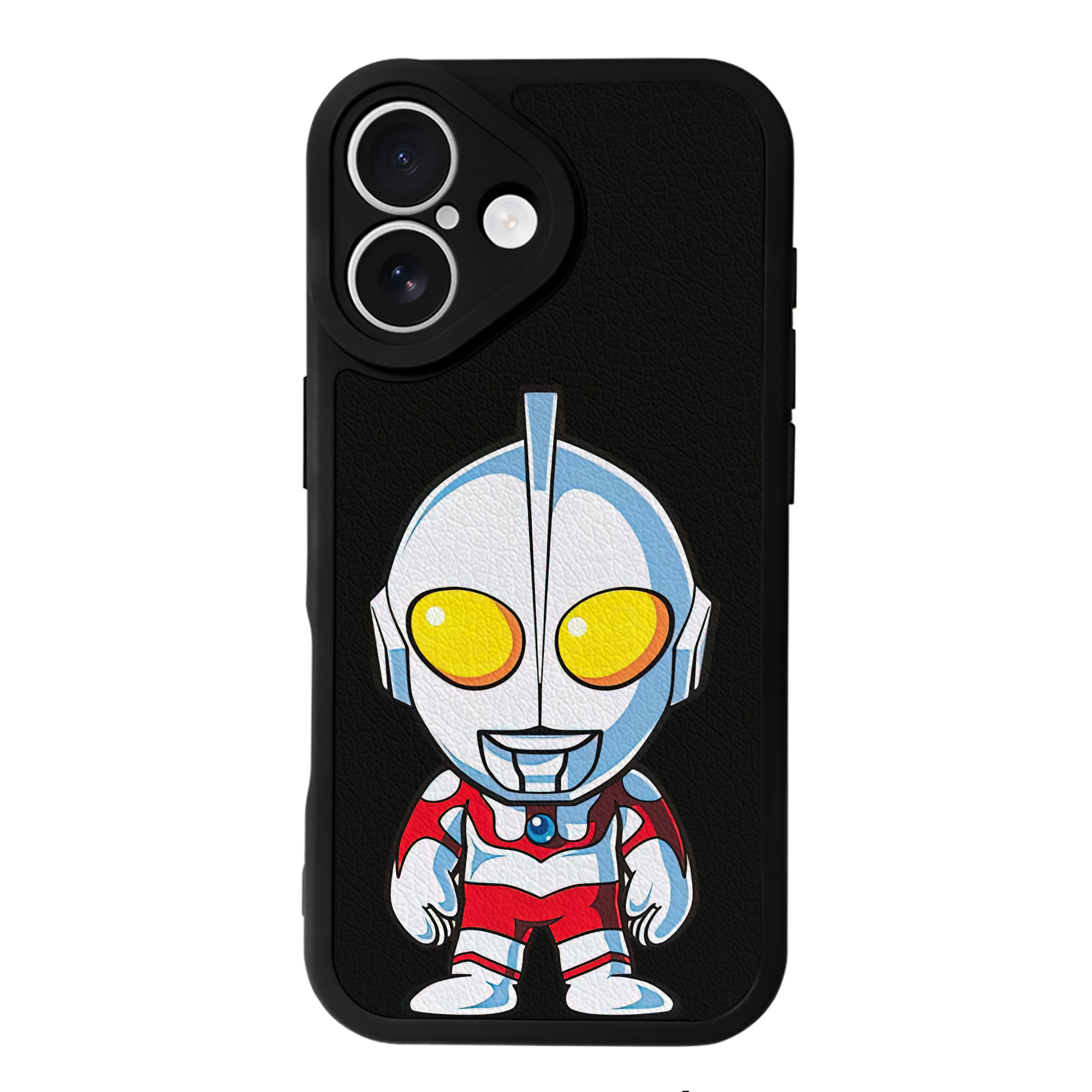 （画像用） ウルトラマン Ultraman 【iPhone 16シリーズ対応】シリコンスマホケース（レザー調） 材質：シリコン